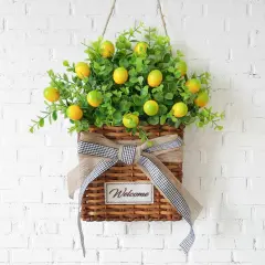 Yellow Lemon Wreath Summer