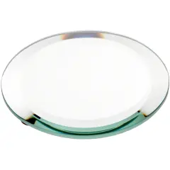 Plymor 4" Round, 5mm Thick Beveled Glass Mirror Circle