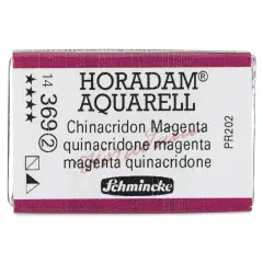 Schmincke Horadam Aquarell Watercolor - Quinacridone Magenta, Full Pan