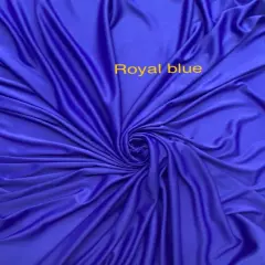 1 Yard Lightweight Royal Blue Matte Stretch Lining Fabric for Dresses, Gowns, and Craft Projects 60&Prime; wide