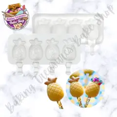Pineapple Cakecsicles/Popsicles Mold