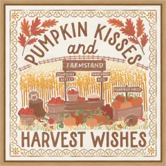 Autumn Days V by Laura Marshall Framed Canvas Wall Art