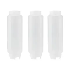 Creative Mark Cylo FIFO Squeeze Bottle -Empty - 20 oz.Inverted Squeeze Bottle with Air-Tight Non-Drip Silicone Valve; Acrylic Paint, Sauce & Condiment Bottles for Painters and Food Industry