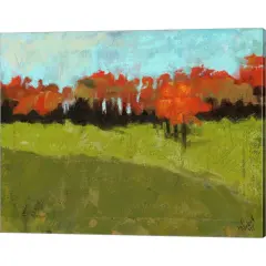 Waiting In Line by Linda Nickell 20" x 16" Canvas Wall Art