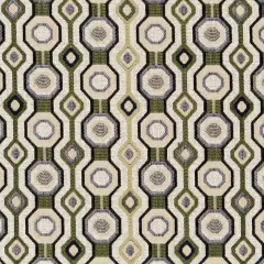Spring - Green AbstractGeometric Upholstery Fabric 54 Inches"