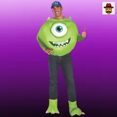 Men's Monsters University Mike Deluxe Costume Plus Halloween