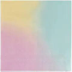 150-Pack Rainbow Cocktail Napkins, 2-Ply Paper, 6.5 x 6.5 In&mdash;Bright Party Napkins for Birthdays, Rainbow-Themed Celebrations, and Events Multicolor