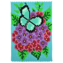 HerrschnersButterfly Hydrangeas Pony Bead Kit Multi