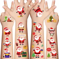Christmas Temporary Tattoos for Kids Stocking Stuffers