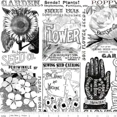 Garden Blender in White (c15690-white) | Sewing Seeds III | J Wecker Frisch | Riley Blake