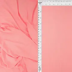 Premium 8x3 Yummy Rib Knit Fabric 58/60", Great for Fashion Projects PINK