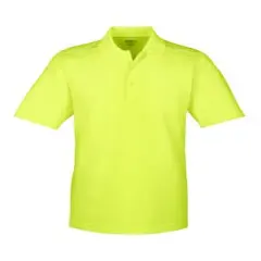 CORE&reg; Men's Polo with Reflective Piping Safety Yellow