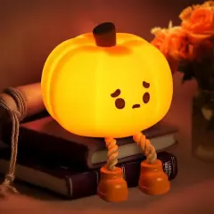 Sad Pumpkin Night Light