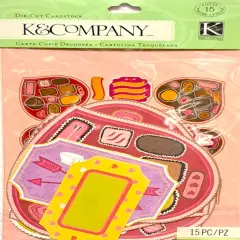K & Company Cupid Scratch-Off Die-Cut Cardstock