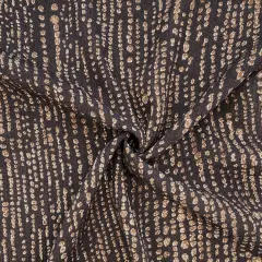 1 Yard Asphalt Gray Rayon Crinkle Fabric Lightweight Draped Material for Dresses Tops 50/52" Wide