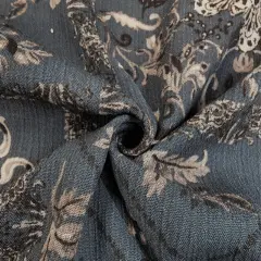 1 Yard Rayon Crinkle Crepon Titan Apparel Fabric, 50/52" Wide Lightweight Woven Material