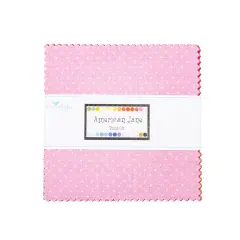 American Jane Pindots 5" Square Pack (Charm Pack / 5" Stacker) byfor Riley Blake (5-840-42)