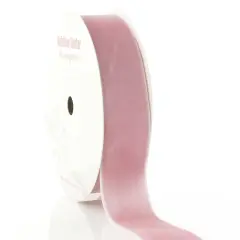 1" Velvet Ribbon (5yd & 25yd Spool Lengths) Dusty Rose