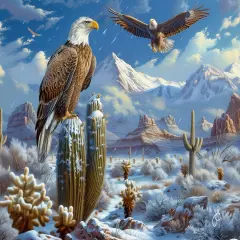 Sunsout Eagle Paradise 1000 pc Jigsaw Puzzle 77075