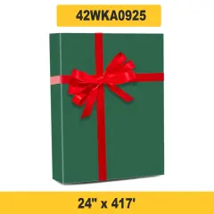 Solid Gift Wrap 24" x 417' 60 lbs for Medium Packages
