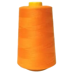 1 Pack of 6000 Yard Orange Durable Spools Sewing Thread All Purpose 100% Spun Polyester Overlock Cone