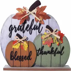 Pumpkin Tabletop Signs - Fall Decorations