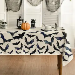 Halloween Tablecloth 60x84 Inch Rectangular