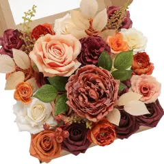 Artificial Orange Marigold Flowers - Fall