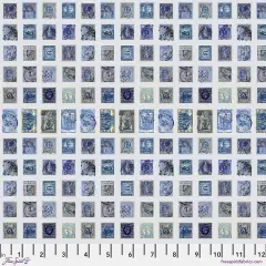 Stamps in Indigo (pwth291.indigo) | Eclectic Elements Palette in Indigo | Tim Holtz | Free Spirit