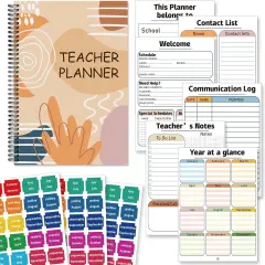 Teacher Planner Book - A4 Size (Boho)