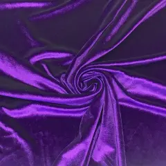 1 Yard Soft Stretch Velvet Fabric for Dresses Costumes Upholstery and DIY Projects 58 60 Inch Width Purple