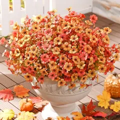 12 Bundles UV Resistant Fall Flowers