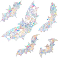 Rainbow Window Clings, 8 PCS Bats