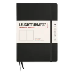 Leuchtturm1917 Blank Hardcover Notebook - Black, 5-3/4" x 8-1/4"