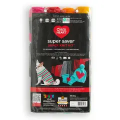 Red Heart Super Saver Super Yarn Kit 10 pack-Knit W/Accessories