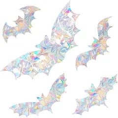 15PCS Bat Prismatic Window Clings