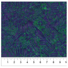 Banyan 80983-86 Line Work Boxed Toss - Eggplant 45" Fabric Per Yard