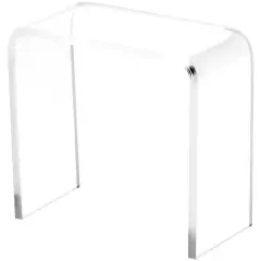 Plymor Clear Acrylic Vertical Rectangular Display Riser, 2" H x 2" W x 1" D (3/32" thick)
