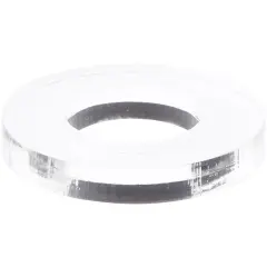 Plymor Clear Acrylic Egg, Marble, Ball or Sphere Thin Display Holder Stand, 0.25" H x 1.5" W