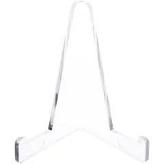 Plymor Clear Acrylic Display Easel, 3.375" H x 3.125" W x 1.875" D