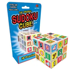 Collections Etc Sudoku 3D Cube - 18 Different Puzzles in One