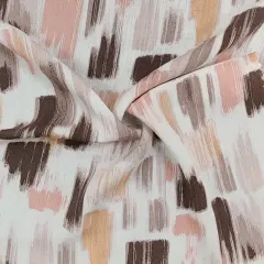 1 Yard Cameo Rose Rayon Crinkle Crepon Fabric Lightweight Drapey Material for Dresses Skirts Width 50/52"