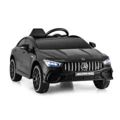 12V Mercedes-Benz AMG CLA 45 Kids Ride-On Car with Remote Control & LED Lights Black