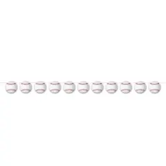 12 Pack Bulk Baseball Streamer
