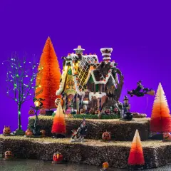 The Candy Witch Cottage House Set - Lemax Spooky Town