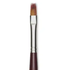 Da Vinci Vario Tip Synthetic Brush - 1381 Flat, Size 6, Short Handle