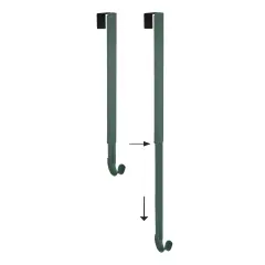 Haute Decor Adjustable Length Wreath Hanger - 20 Lb. Capacity Green