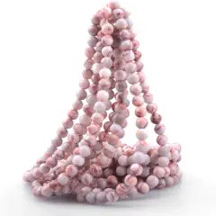 8mm Natural Red Crazy Lace Agate Round Loose Stone Beads for Jewelry Making DIY Crafts Design 1 Strand 15" APPR.43-45pcs