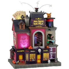Smoke & Mirrors Magic Shop - Lemax Spooky Town