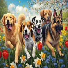 Sunsout Spring Day Joy 1000 pc Jigsaw Puzzle 28105